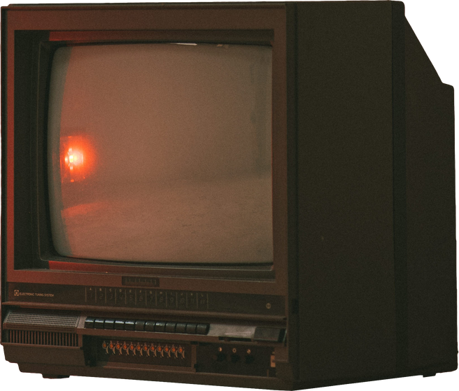 Vintage TV Cutout